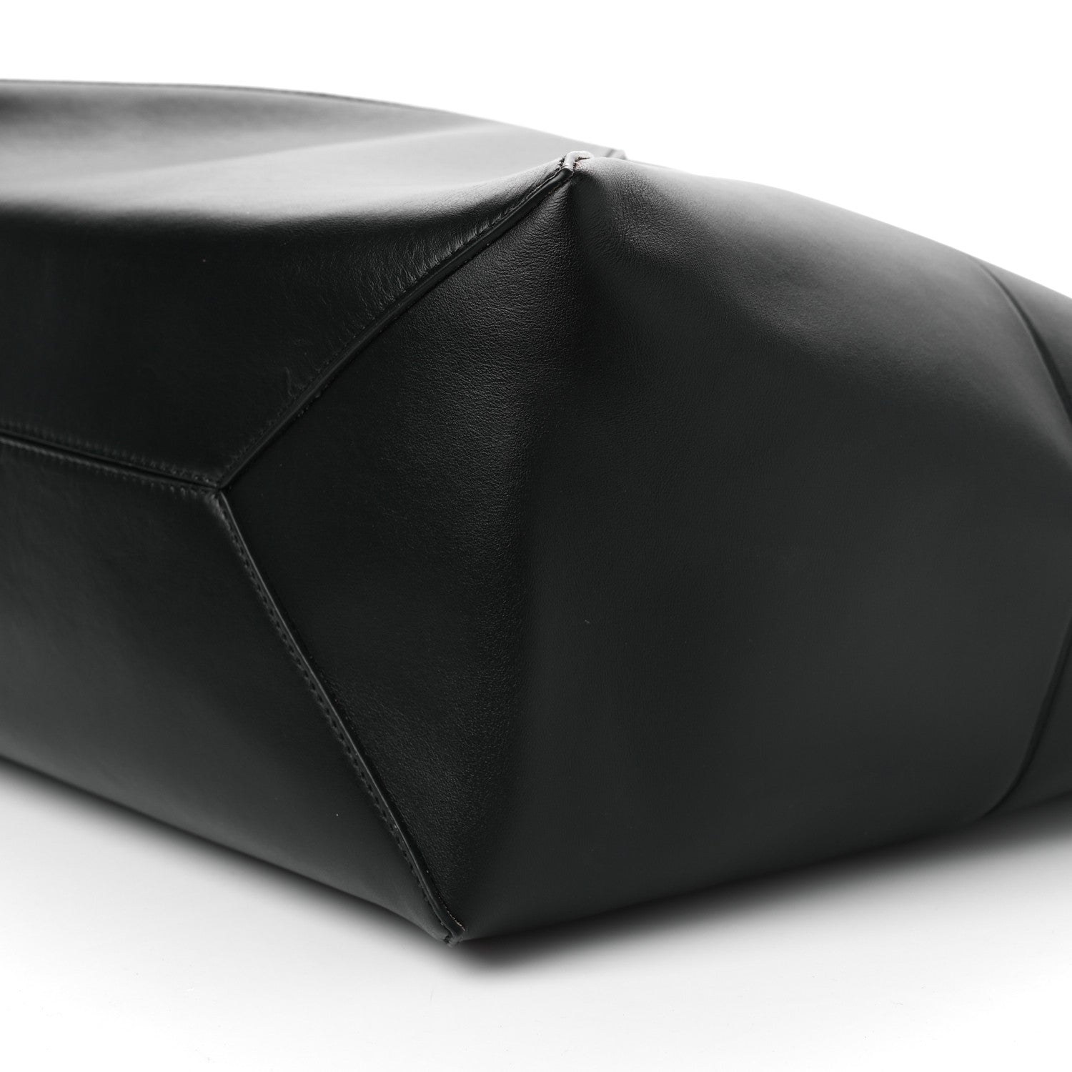 Loewe Shiny Calfskin Large Puzzle Fold Tote Black 9 of 9