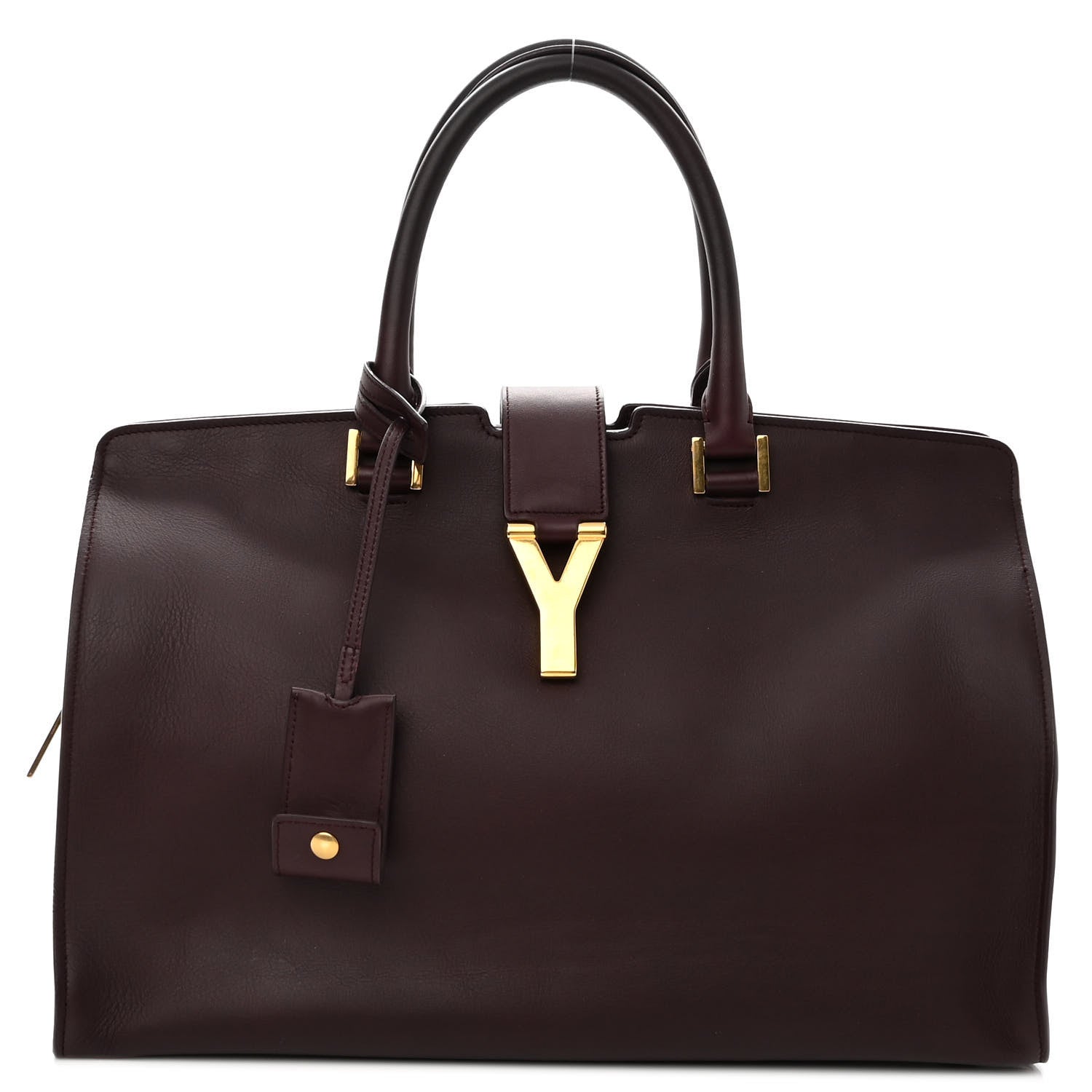 Saint Laurent Calfskin Medium Classic Y Cabas Bordeaux 1 of 10