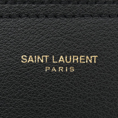 Saint Laurent Calfskin Large Shopping Tote Black 8 of 12