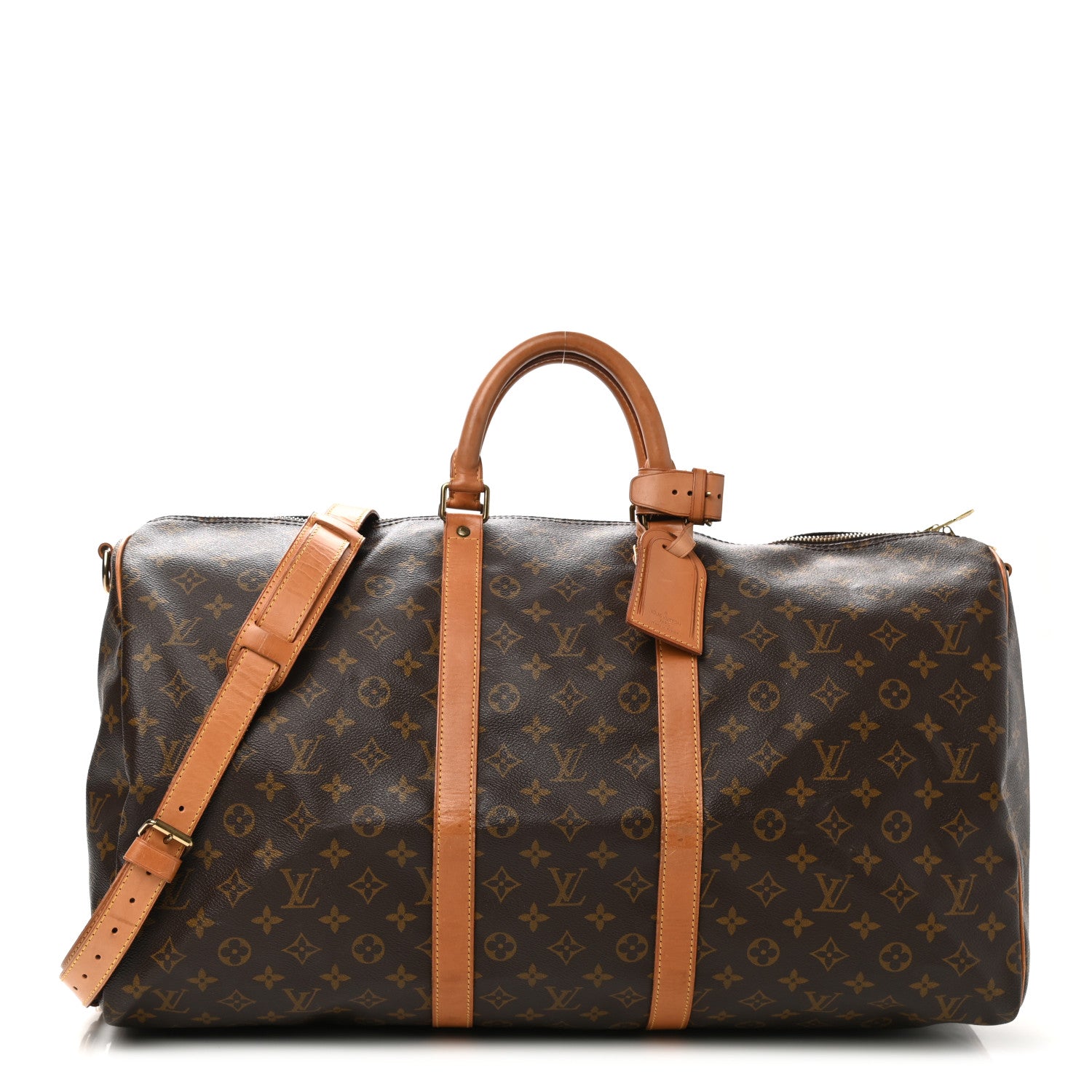 Louis Vuitton Monogram Keepall Bandouliere 55 1 of 15