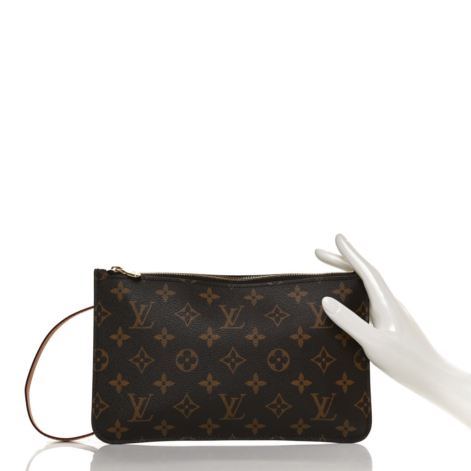 Louis Vuitton Monogram Neverfull MM GM Pochette 2 of 11