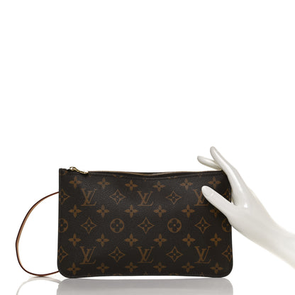 Louis Vuitton Monogram Neverfull MM GM Pochette 2 of 11
