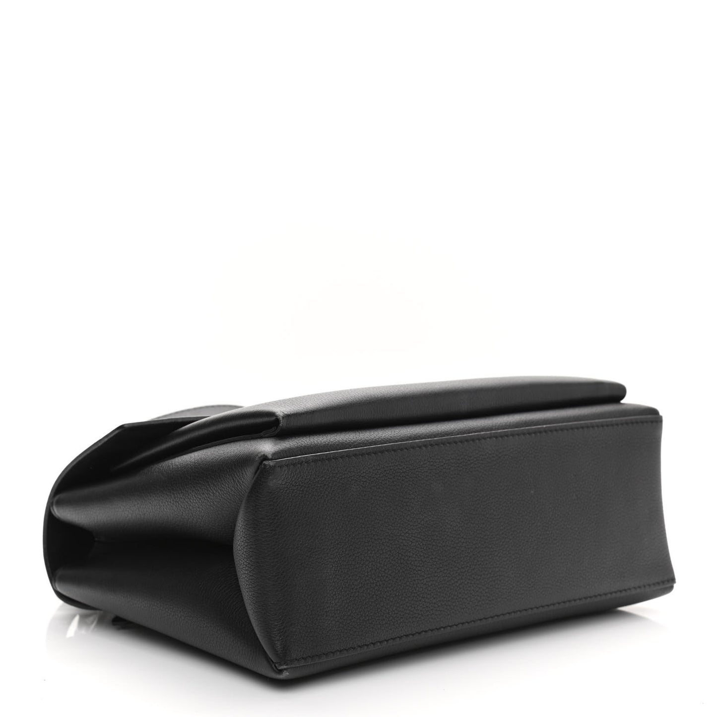 Soft Calfskin My Lockme Top Handle Black