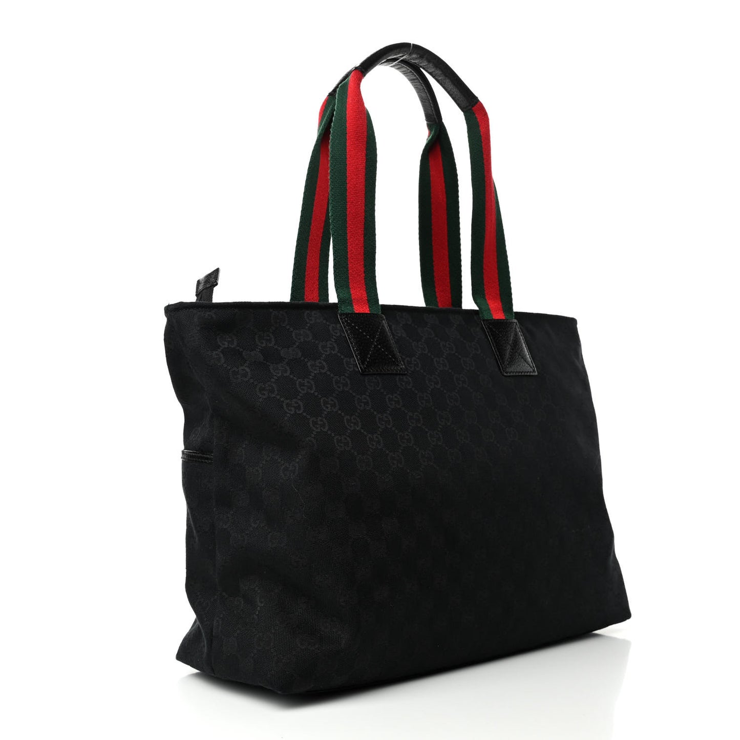 Monogram Web Large Diaper Tote Black