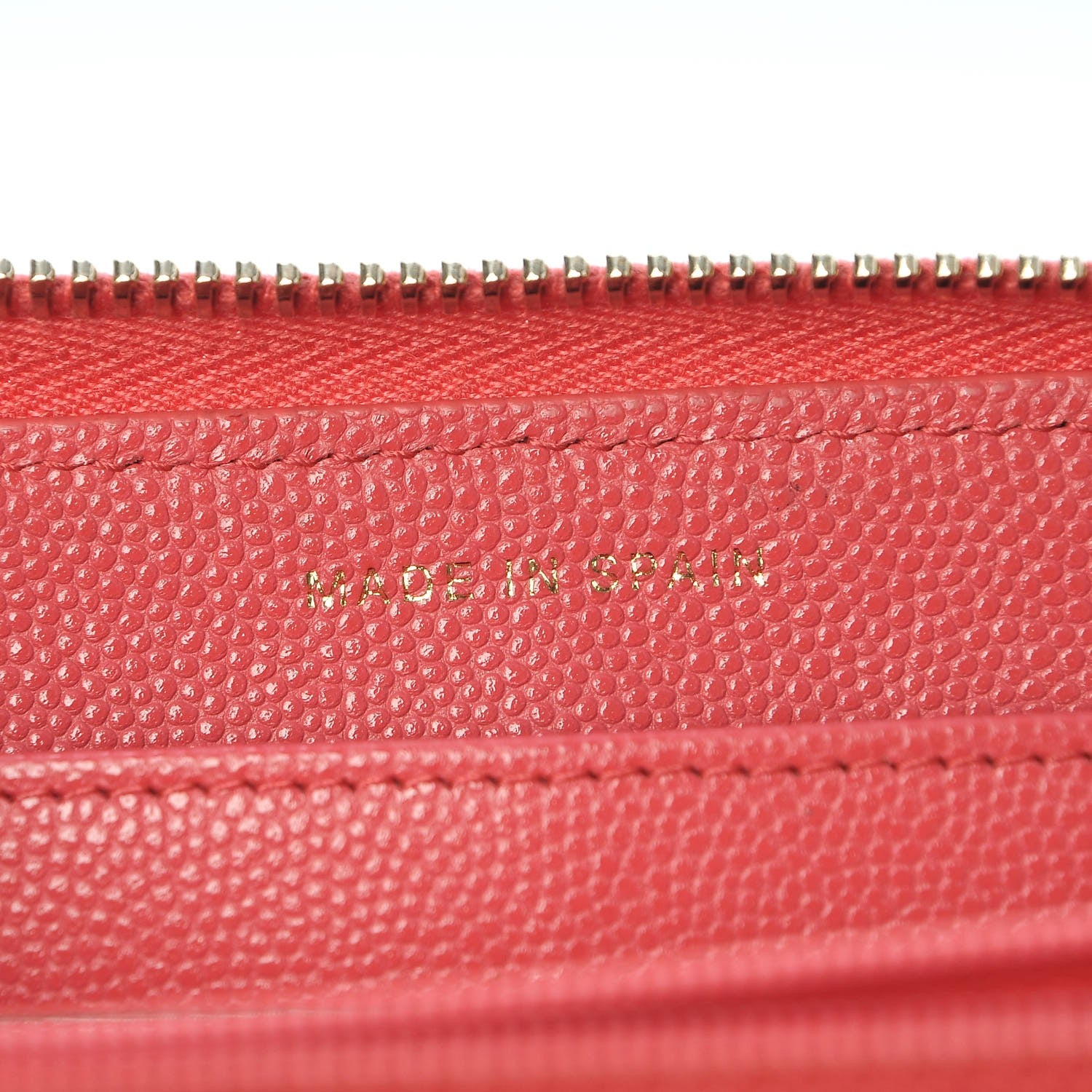 Chanel Caviar Quilted Large Gusset Zip Around Wallet Pink 7 of 12