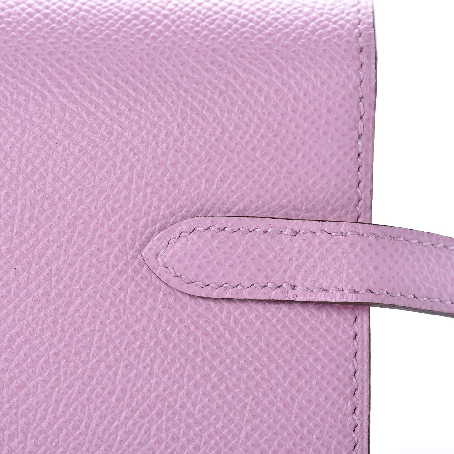 Epsom Verso Kelly Longue Wallet Mauve Sylvestre Jaune de Naples