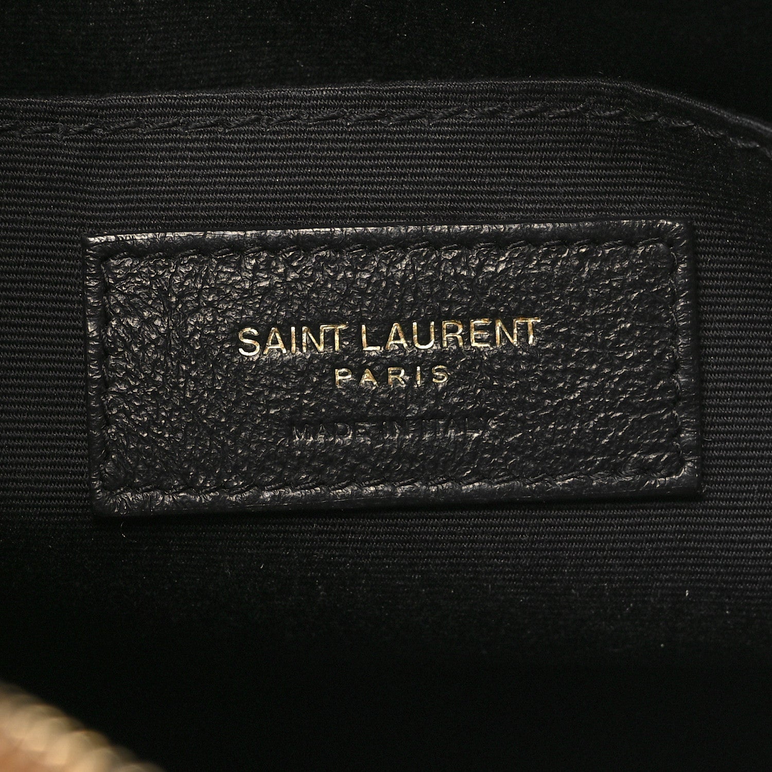 Saint Laurent Calfskin Matelasse Monogram Lou Camera Bag Dark Beige 6 of 10