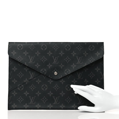 Louis Vuitton Monogram Eclipse Envelope Case 2 of 7