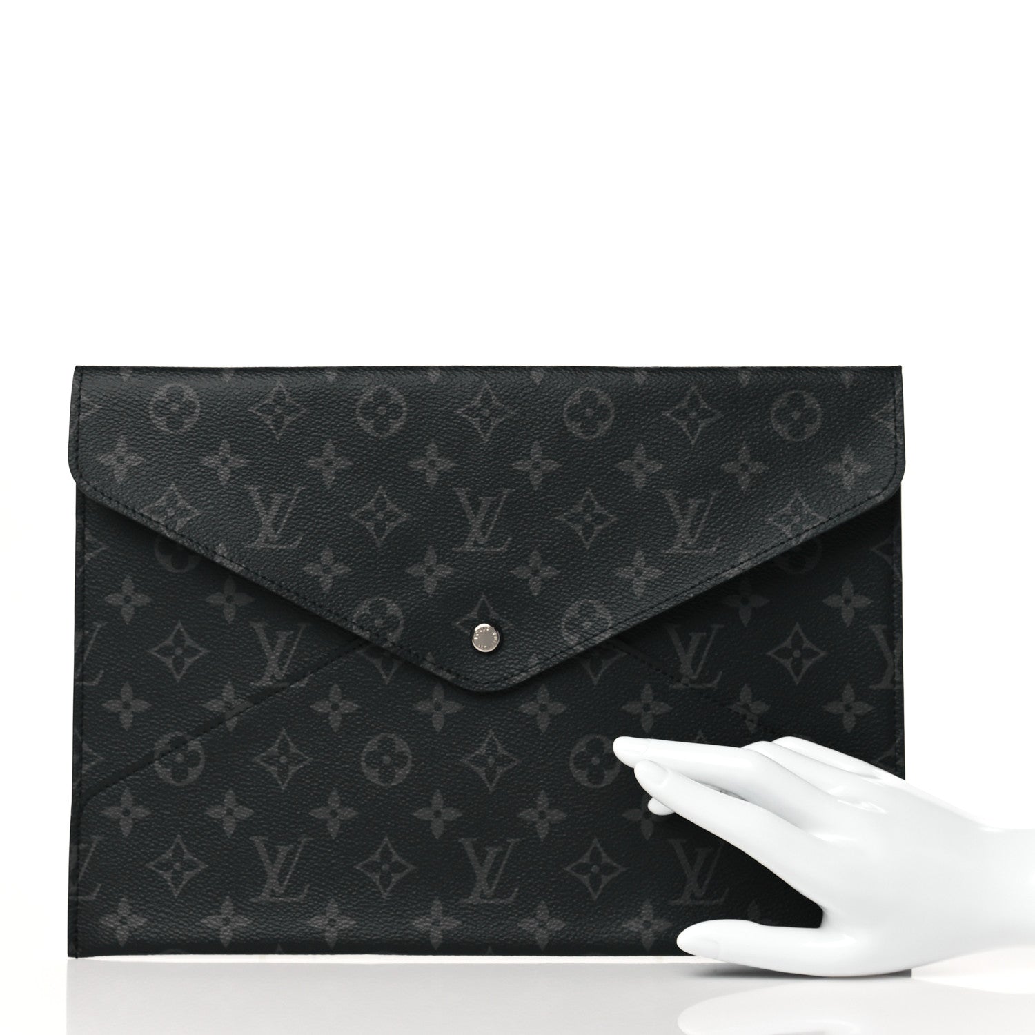 Louis Vuitton Monogram Eclipse Envelope Case 2 of 6