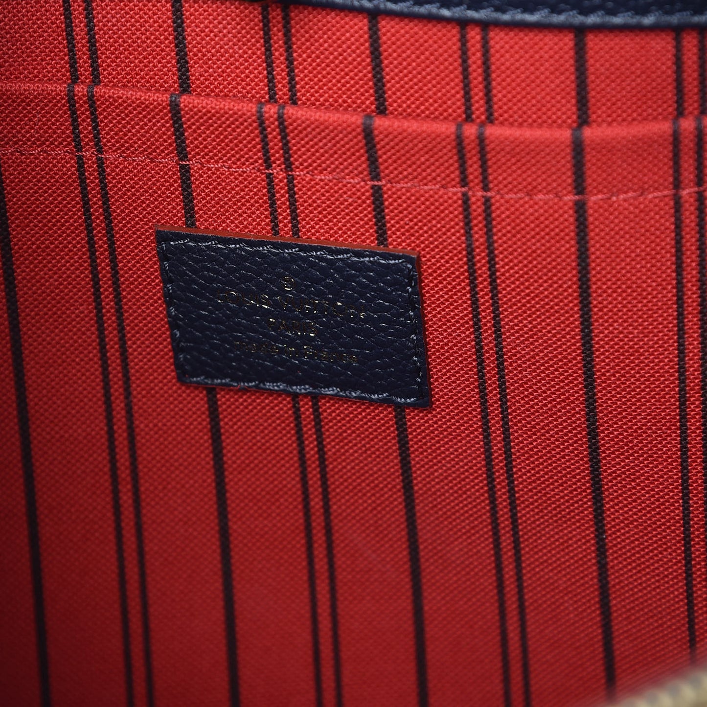 Empreinte Montaigne MM Marine Rouge