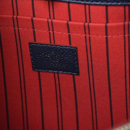 Louis Vuitton Empreinte Montaigne MM Marine Rouge 7 of 10