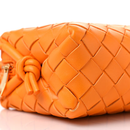 Bottega Veneta Nappa Intrecciato Mini Loop Camera Bag Tangerine 6 of 7