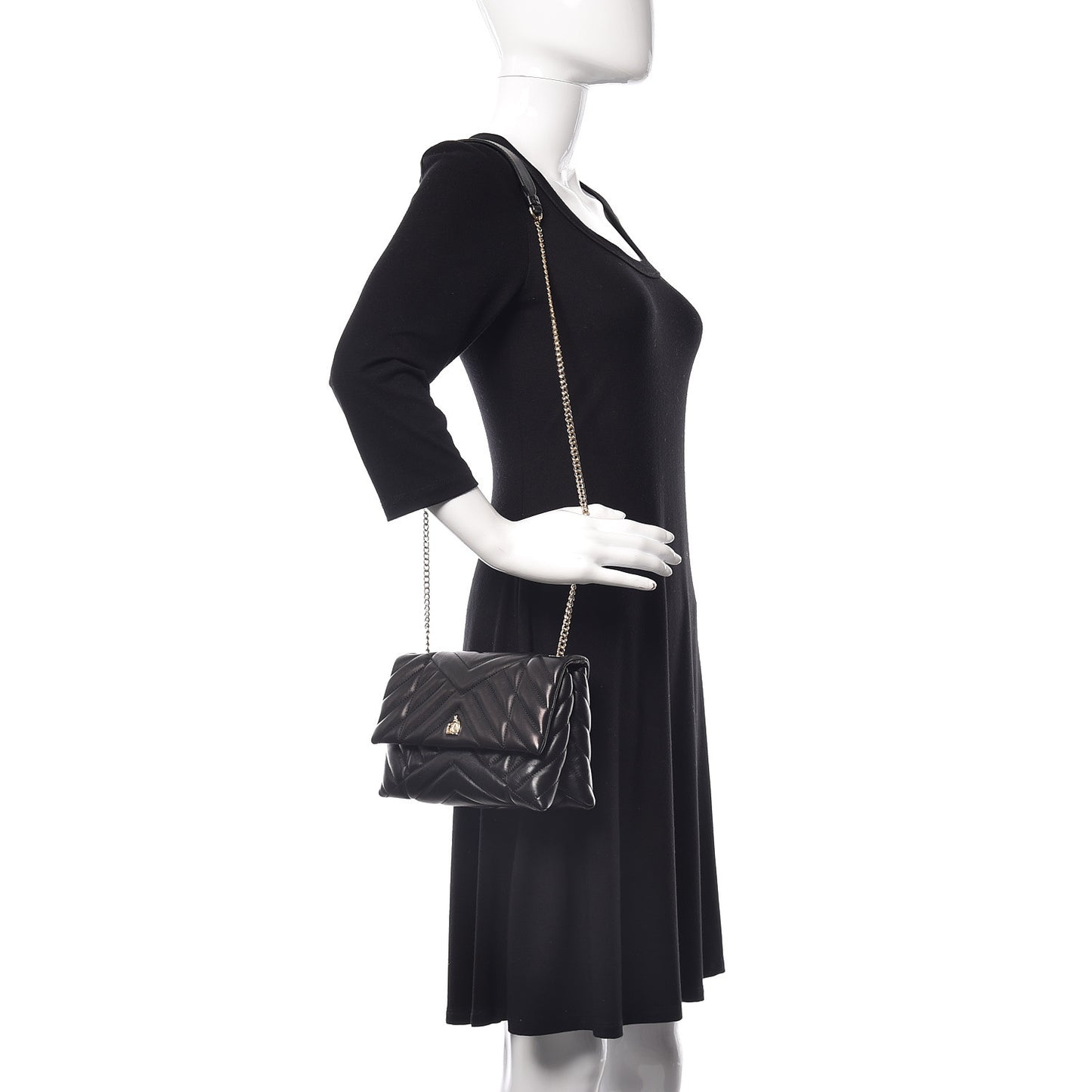 Lambskin Quilted Mini Sugar Flap Shoulder Bag Black