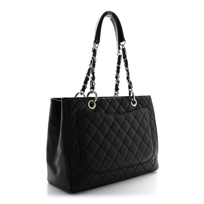 Chanel Caviar Quilted Grand Shopping Tote GST Black 3 of 10