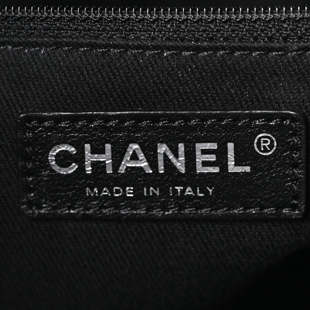 Calfskin Quilted In The Business North South Tote Black