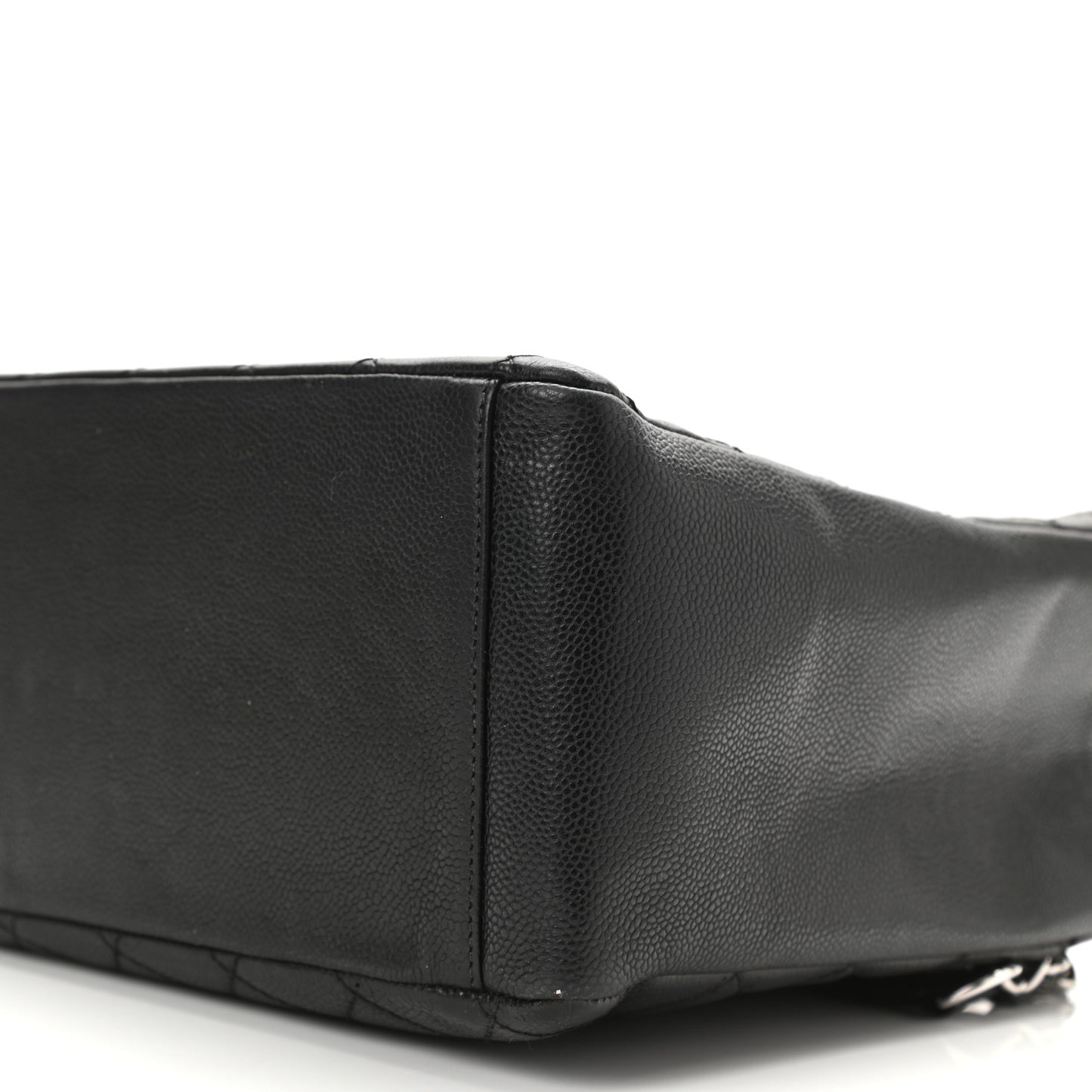 Caviar Quilted Grand Shopping Tote GST Black