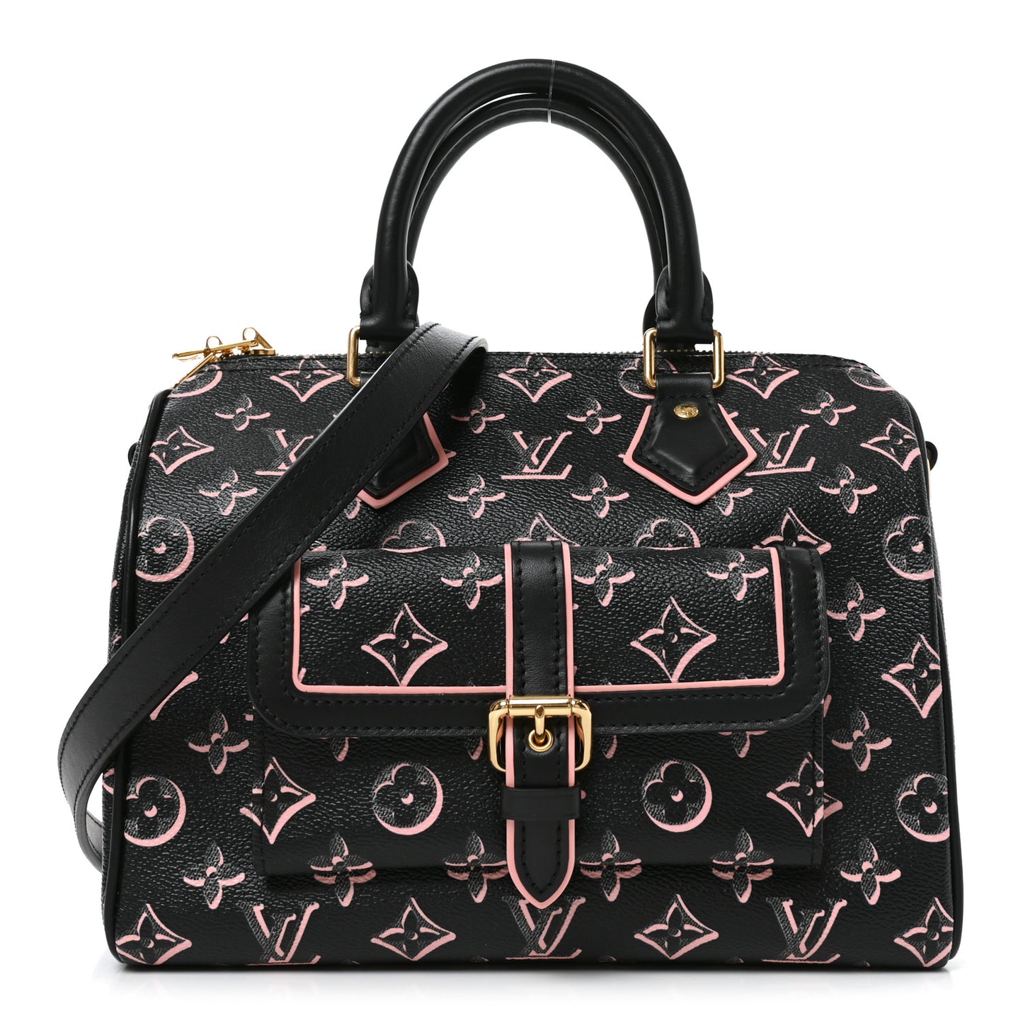 Monogram Fall for You Speedy Bandouliere 25 Black