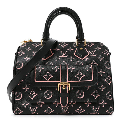 Louis Vuitton Monogram Fall for You Speedy Bandouliere 25 Black 1 of 9