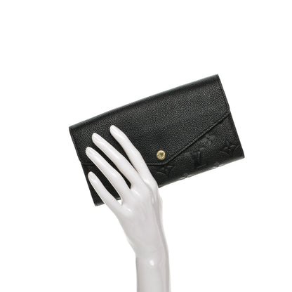 Louis Vuitton Empreinte Sarah Wallet NM Black 2 of 7