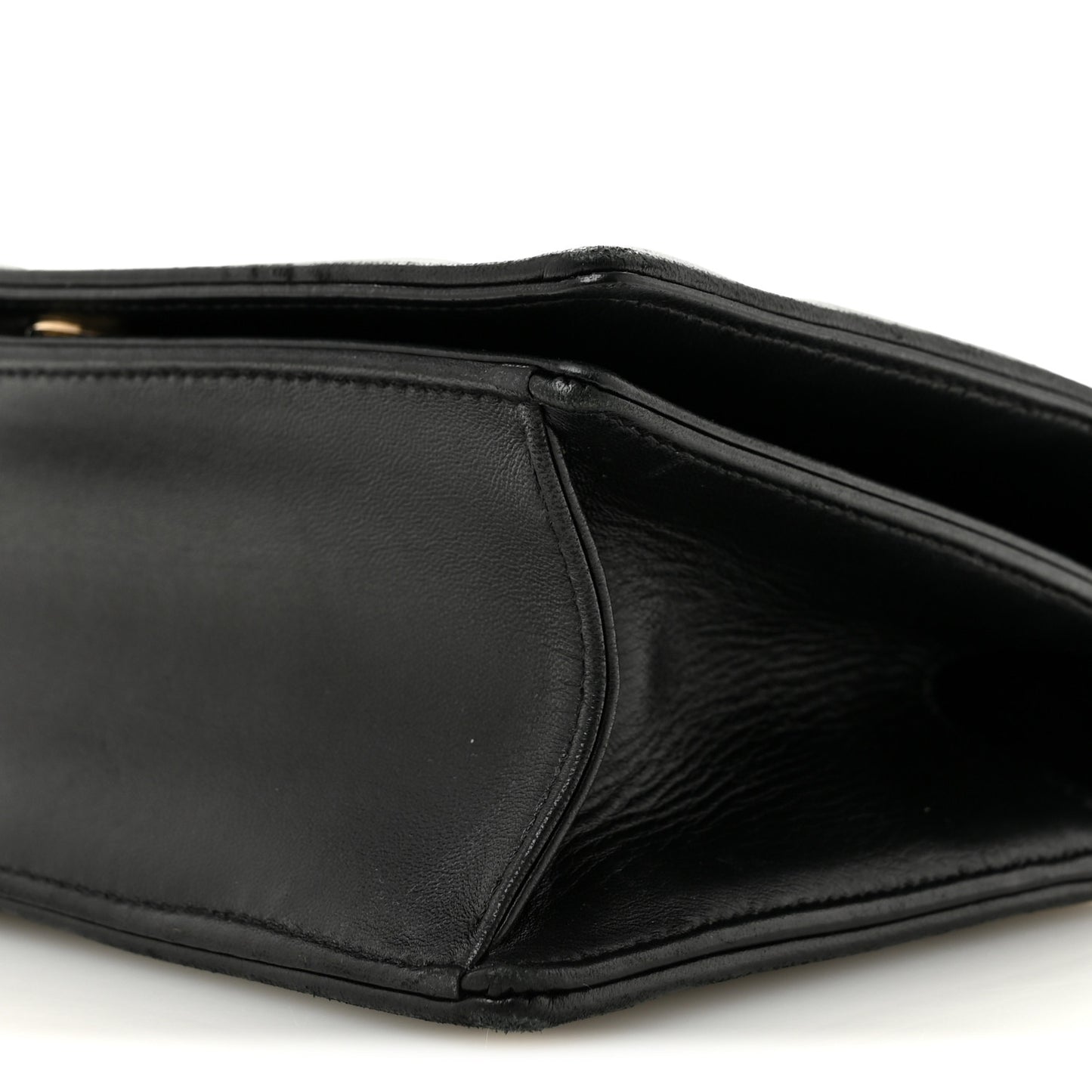 Calfskin Small Diorama Flap Bag Black
