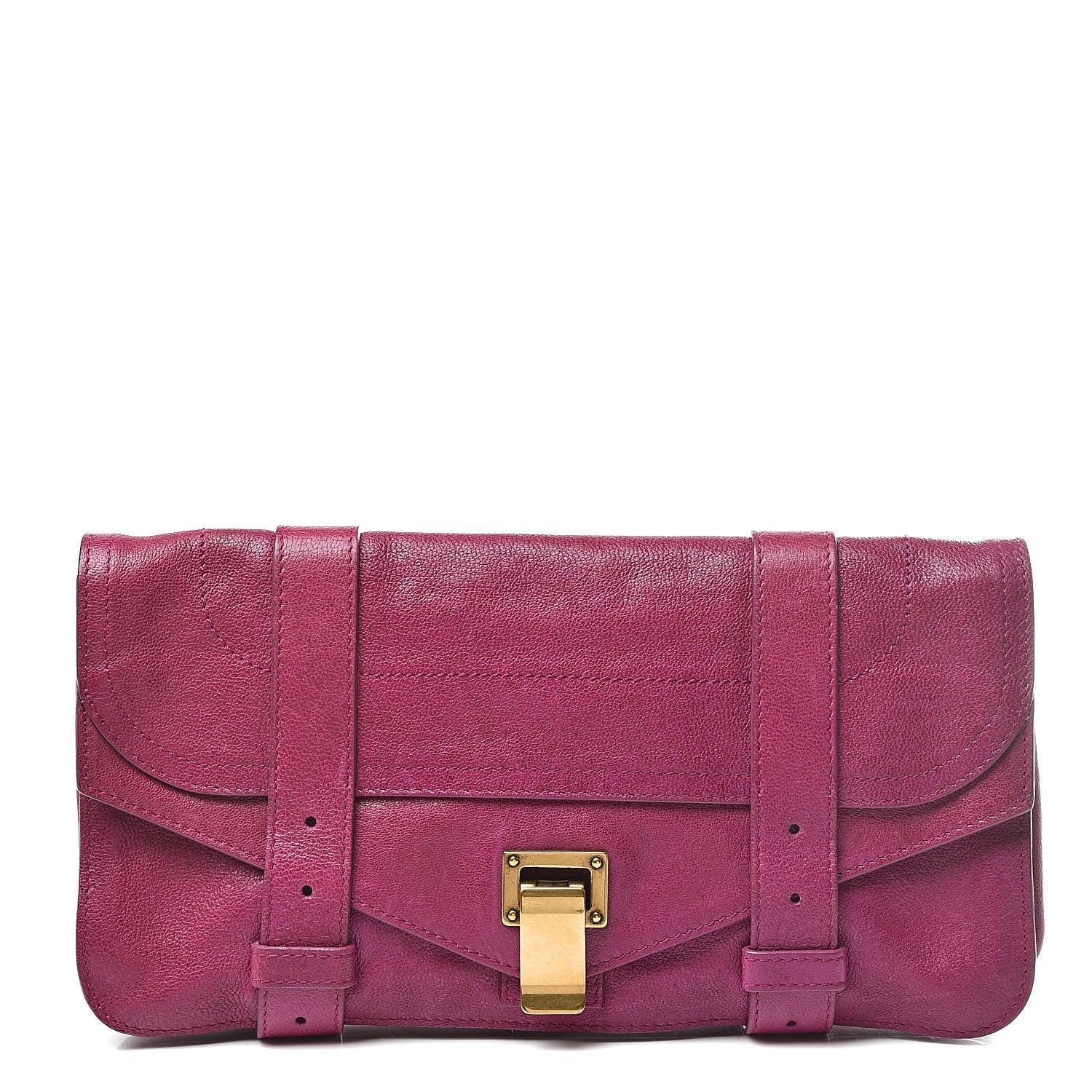 Proenza Schouler Suede PS1 Pochette Clutch Grape 1 of 12
