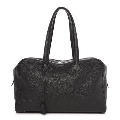 Hermes Taurillon Clemence Victoria II 35 Black 1 of 8