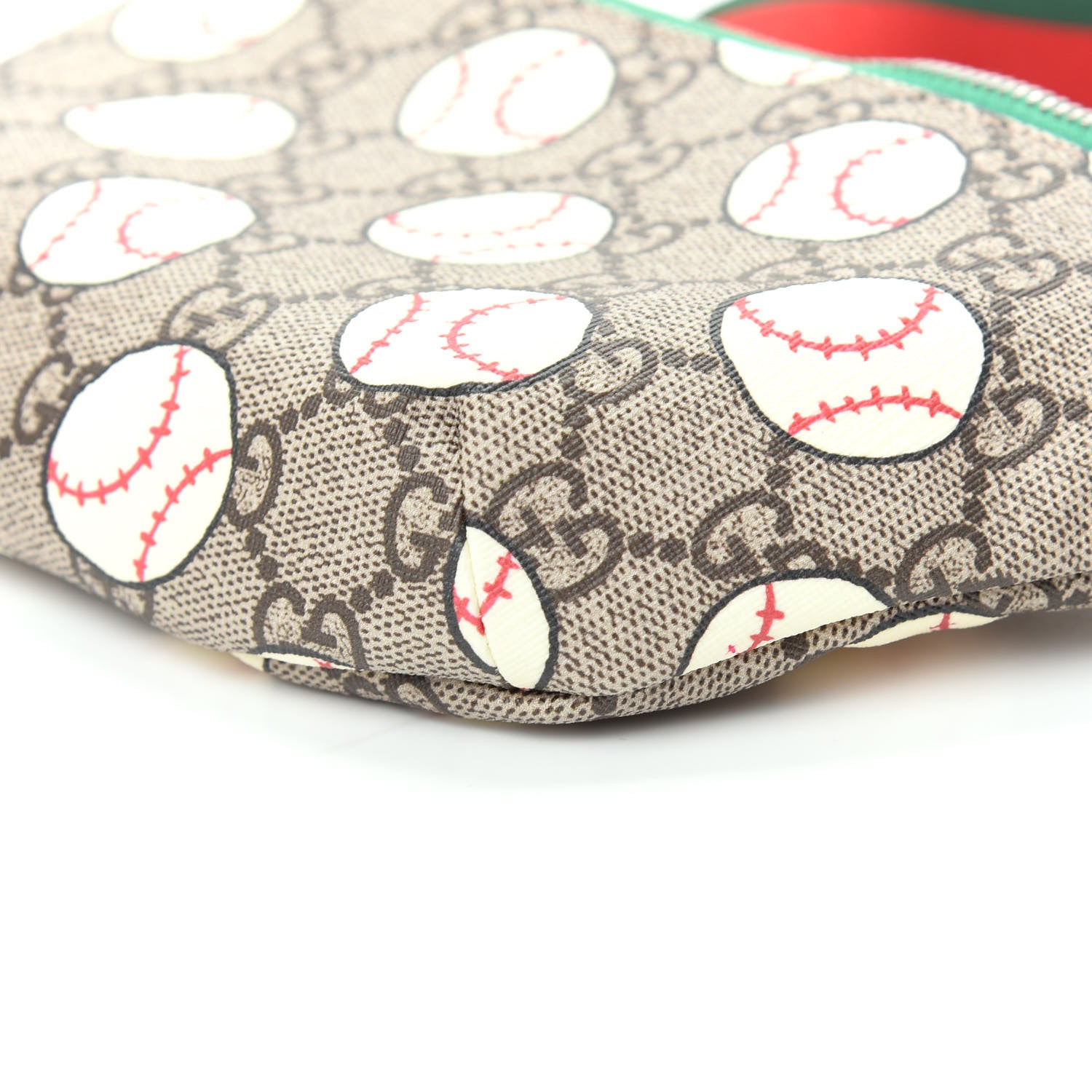 Gucci GG Supreme Monogram Baseballs Web Childrens Belt Bag 7 of 9