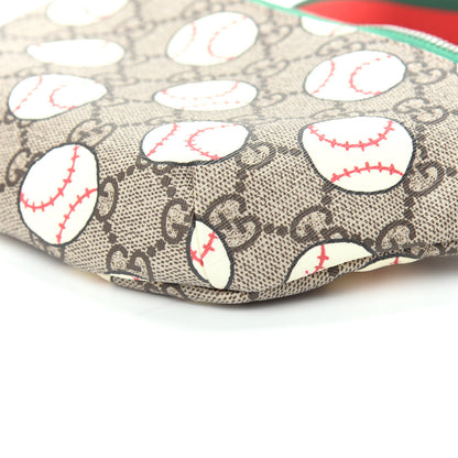 Gucci GG Supreme Monogram Baseballs Web Childrens Belt Bag 7 of 9