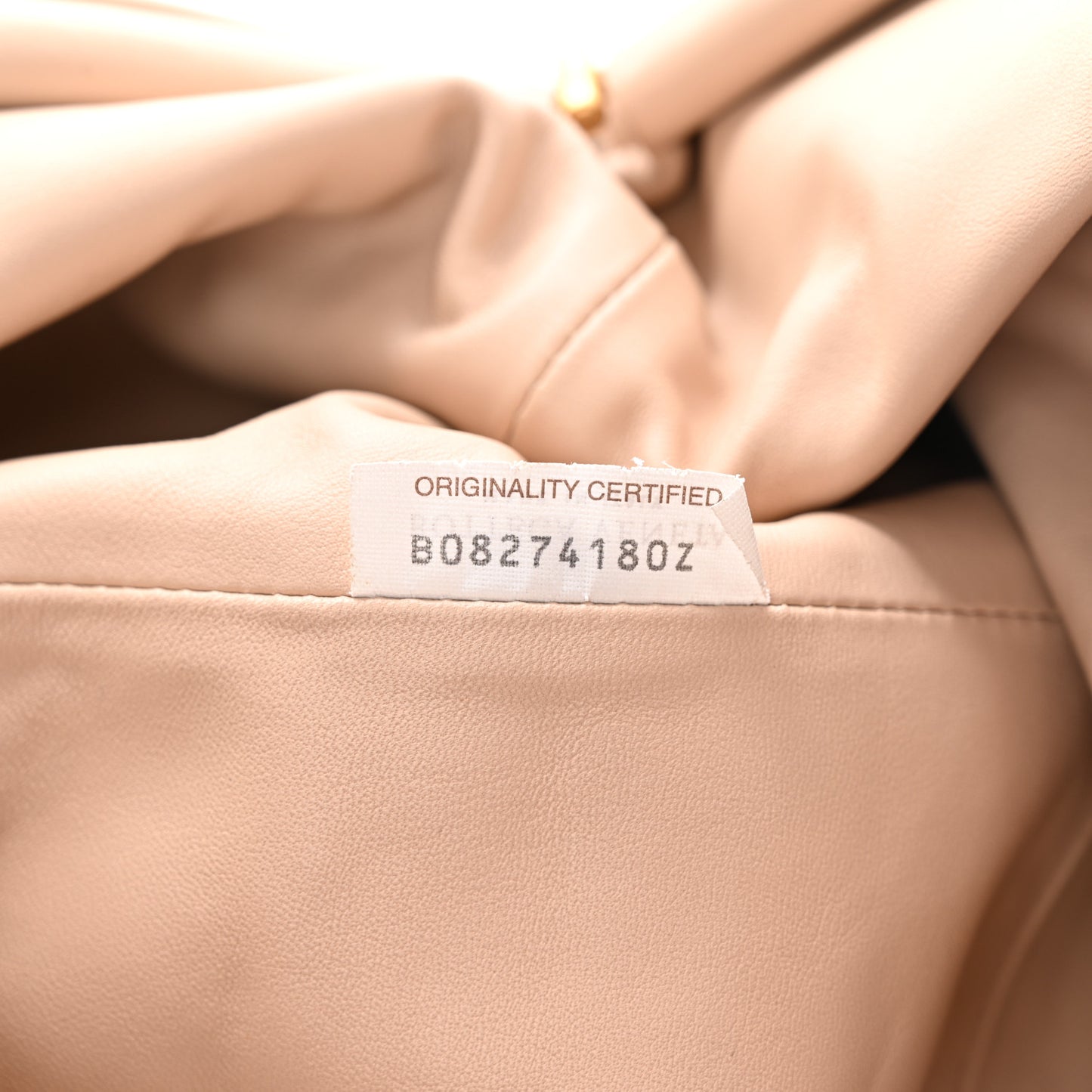 Smooth Butter Calf The Pouch Oversized Clutch Nude
