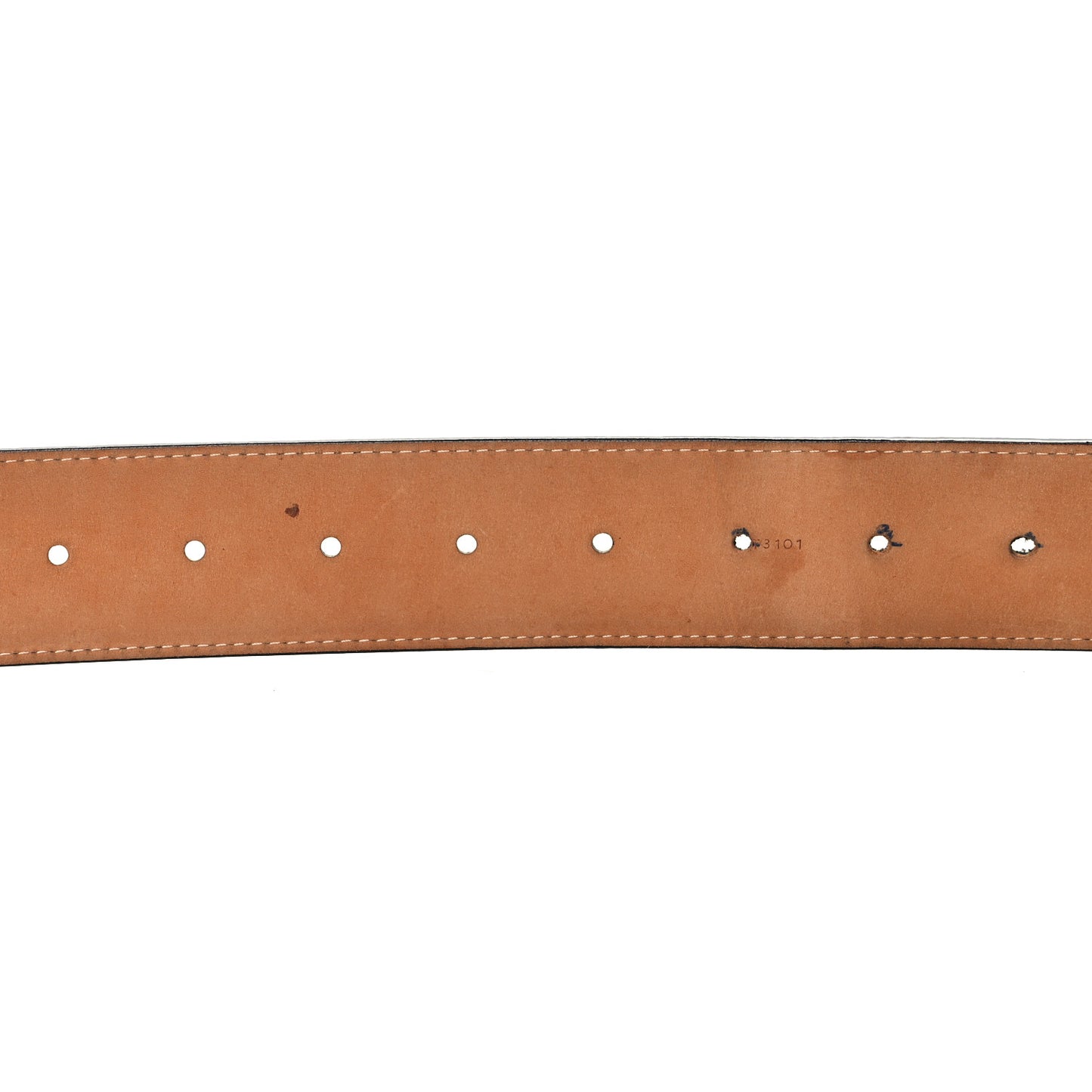 Epi Electric 40mm LV Initiales Belt 80 32 Black