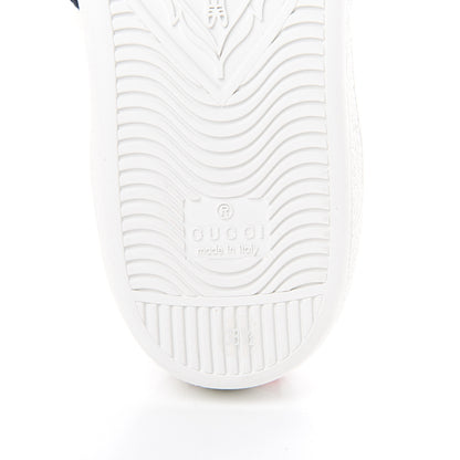 Gucci Calfskin Ayers Web Crystal LOVED Womens New Ace Sneakers 38.5 White 6 of 8