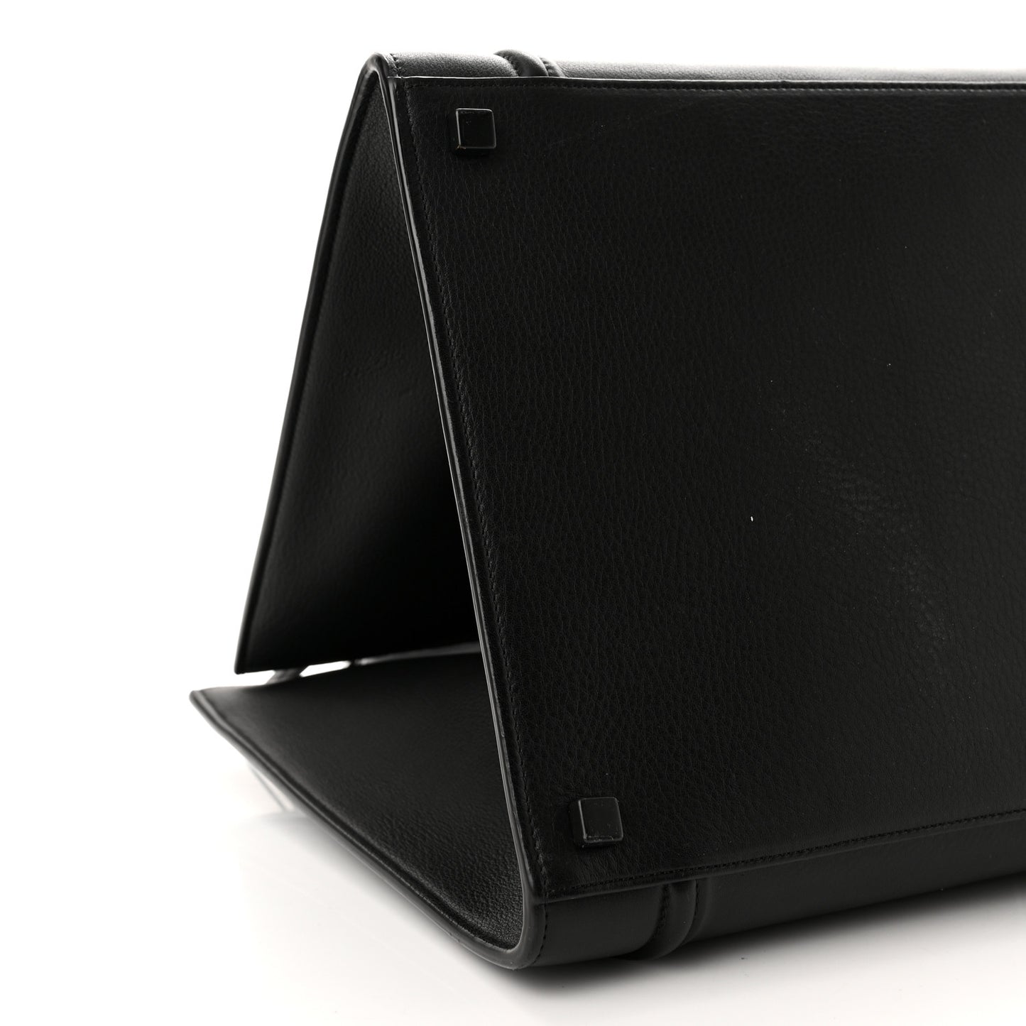 Grained Calfskin Medium Phantom Luggage Black