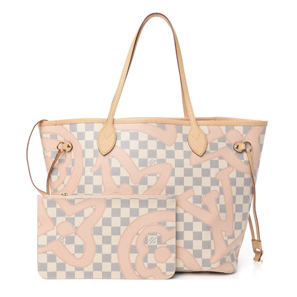 Louis Vuitton Damier Azur Tahitienne Neverfull MM 1 of 11