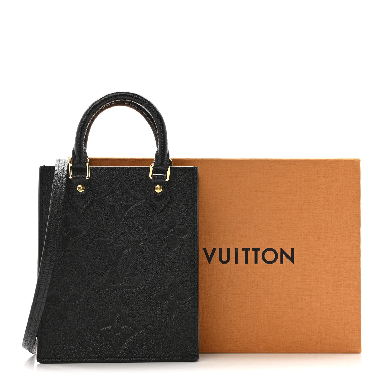 Louis Vuitton Empreinte Monogram Giant Petit Sac Plat Black 13 of 13