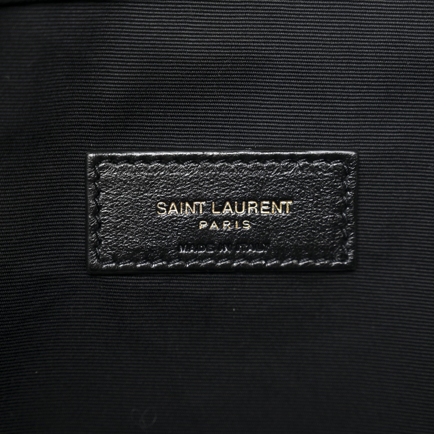 Saint Laurent Lambskin Matelasse Monogram Medium Jamie 4.3 Pochon Black 7 of 11