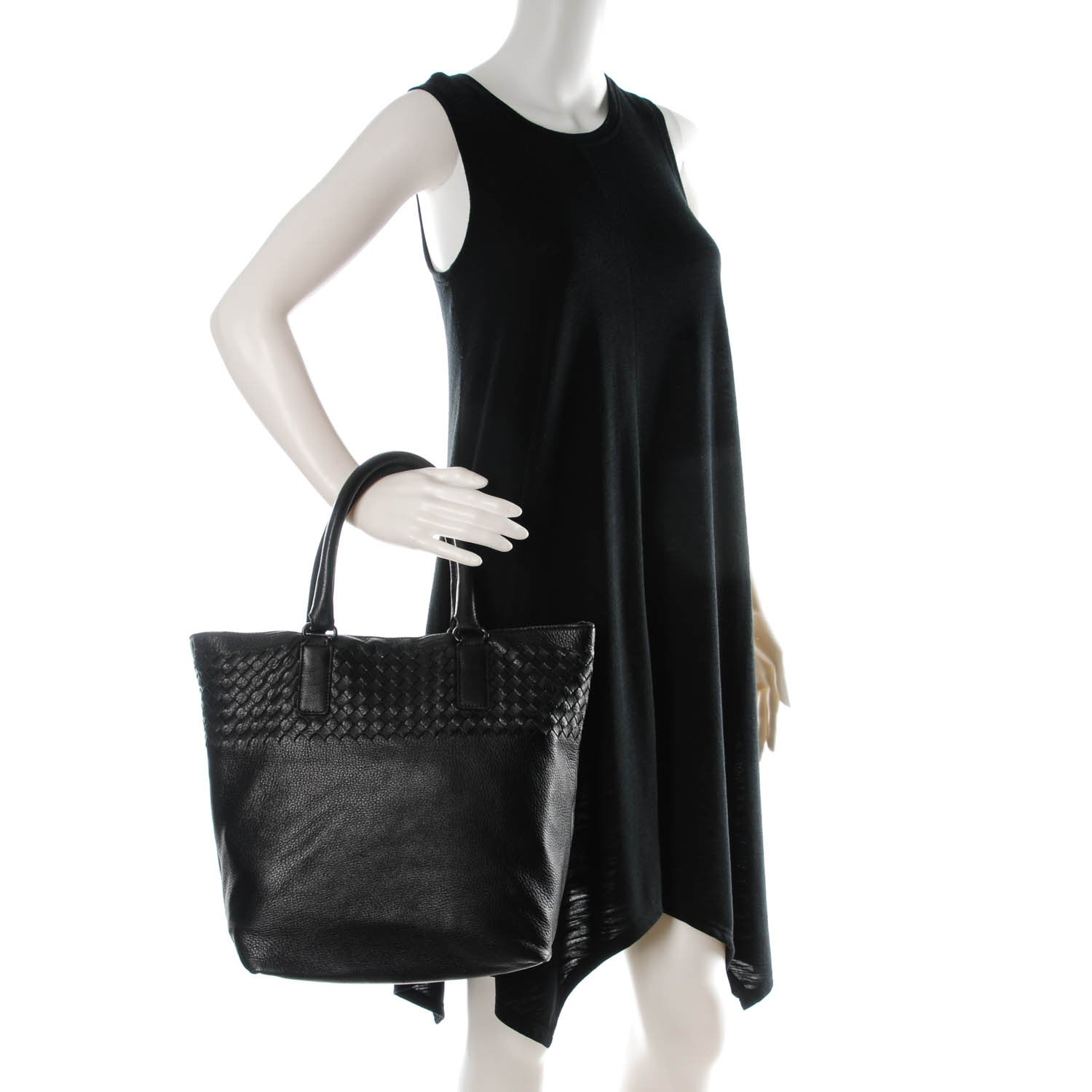 Bottega Veneta Cervo Medium Tote Nero Black 2 of 8