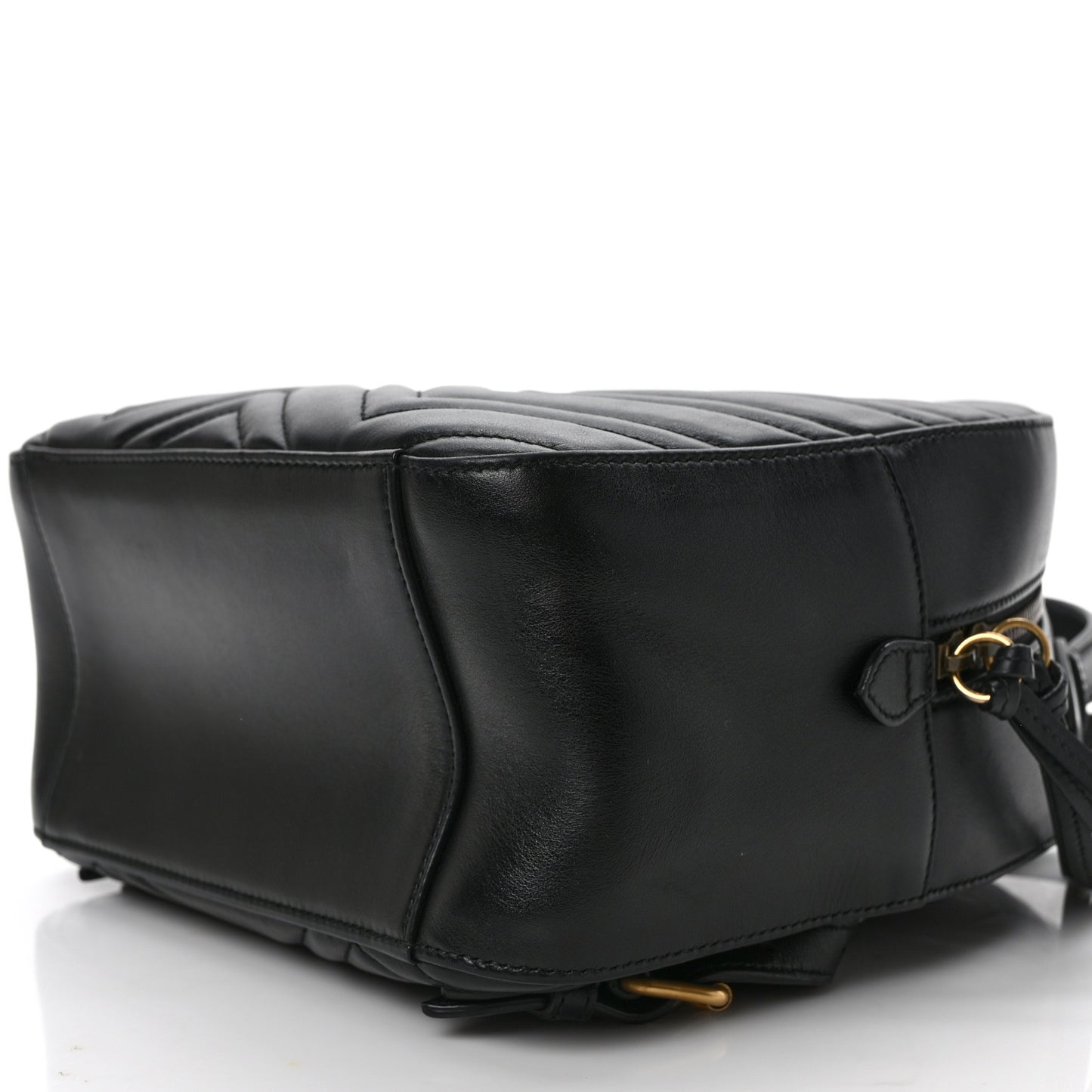 Calfskin Matelasse GG Marmont Dome Backpack Black