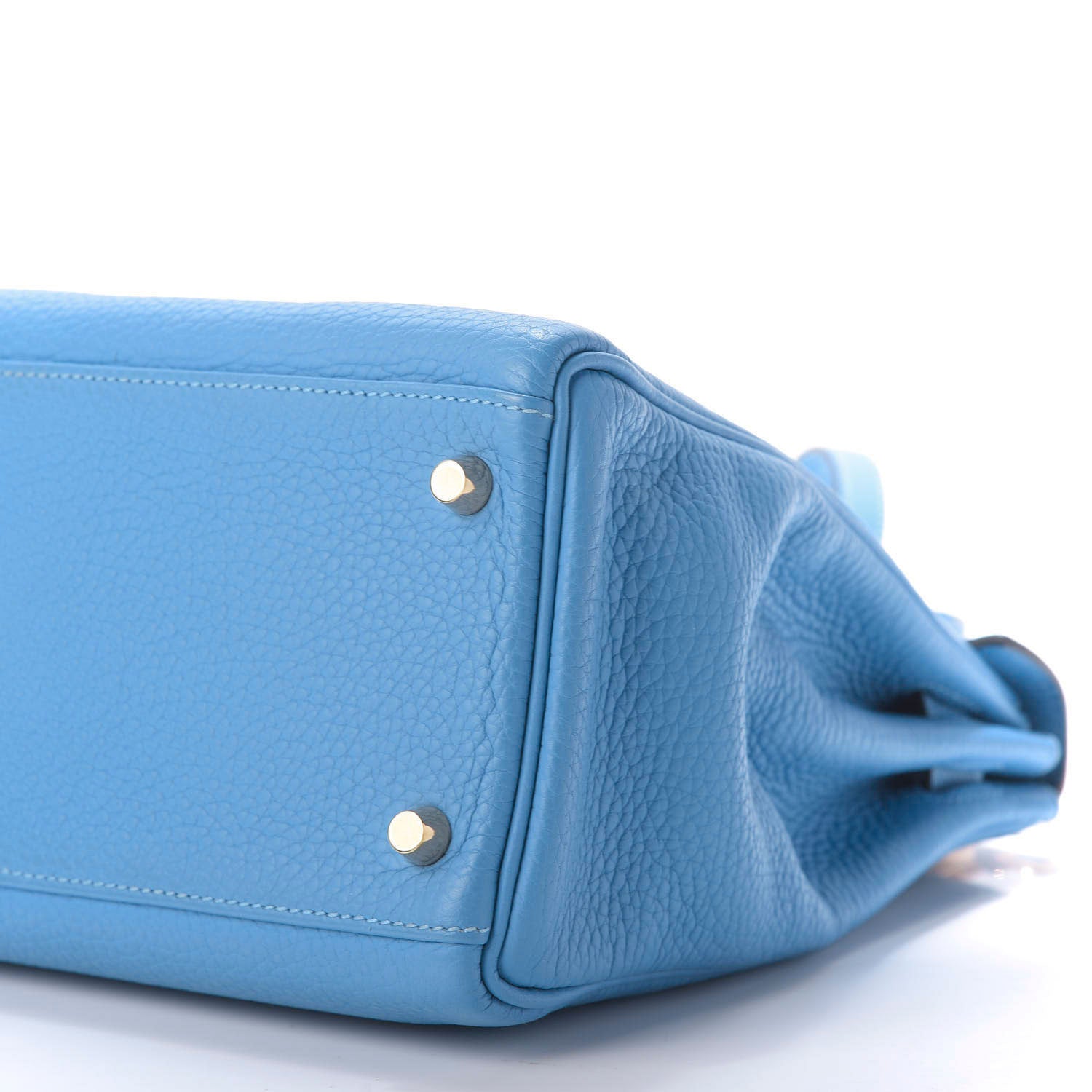 Hermes Taurillon Clemence Kelly Retourne 32 Bleu Paradis 7 of 9