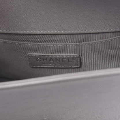 Chanel Caviar Quilted Small Boy Flap Grey 6 of 11