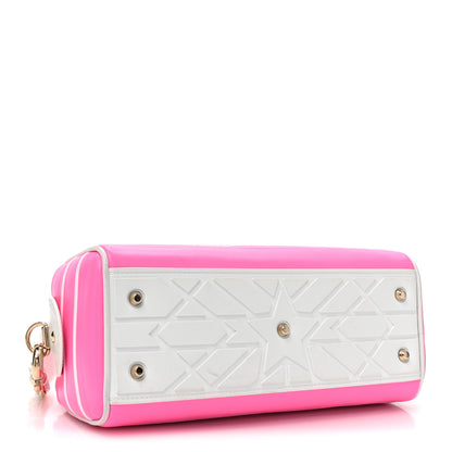 Christian Dior Calfskin Small Dior Vibe Zip Bowling Bag Pink Multicolor 4 of 12