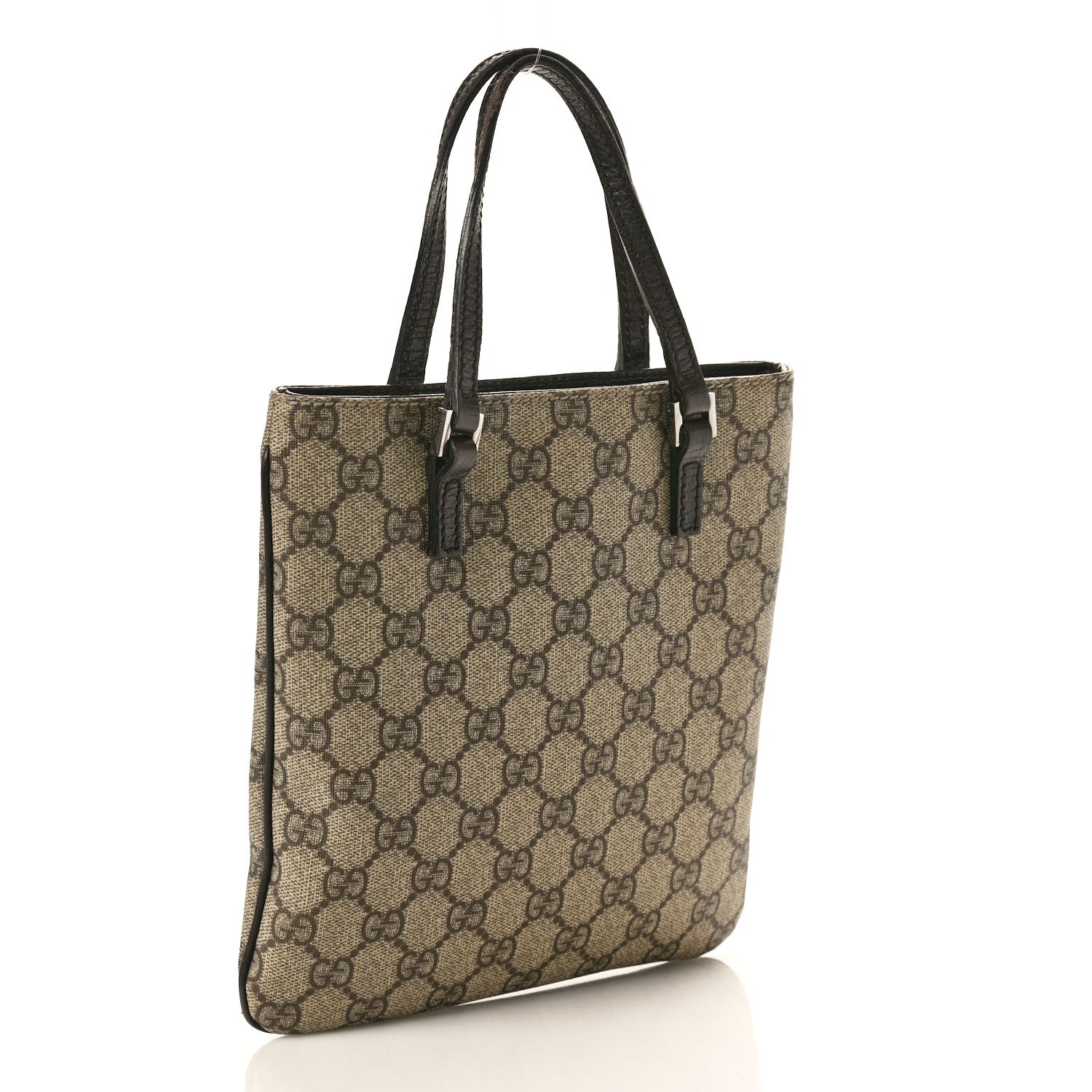 Gucci GG Supreme Monogram Mini Vertical Tote Dark Brown 2 of 17
