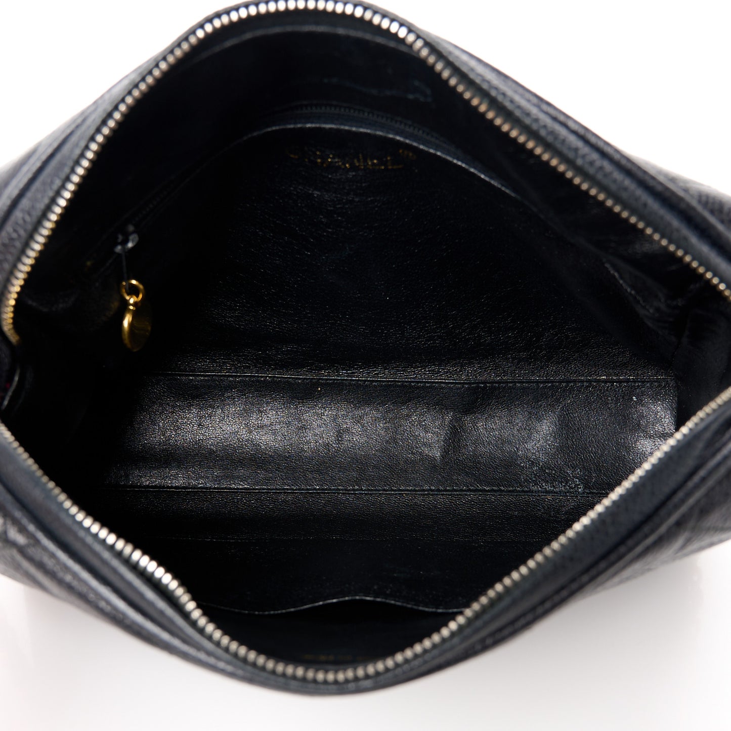 Caviar Quilted Camera Case Black