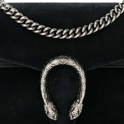 Gucci Suede Small Dionysus Shoulder Bag Black 8 of 12