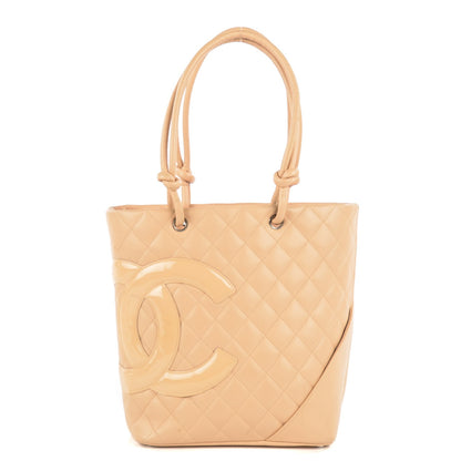 Chanel Calfskin Quilted Medium Cambon Tote Beige 1 of 8