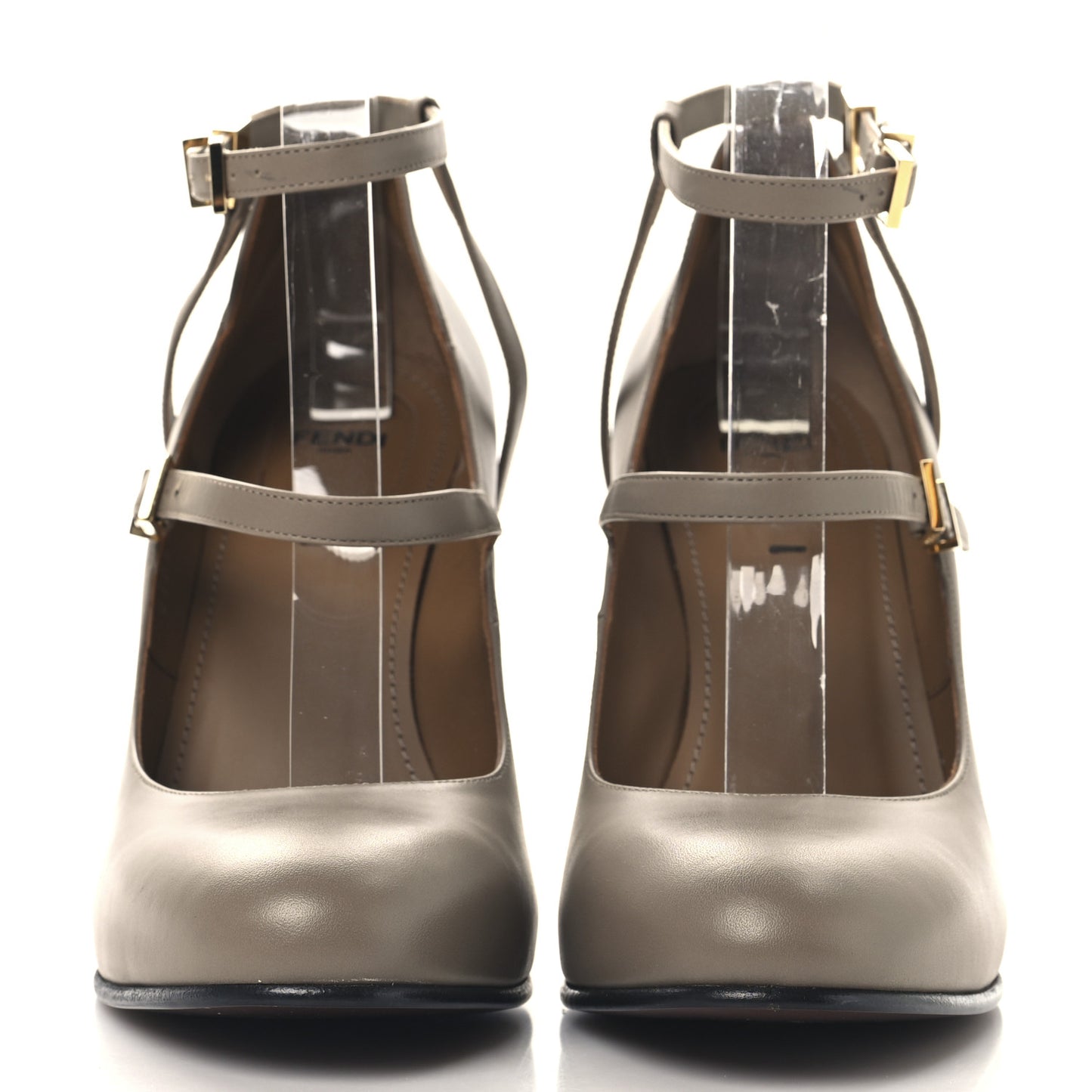 Vitello Delfina High Heel Pumps 40 Tortora