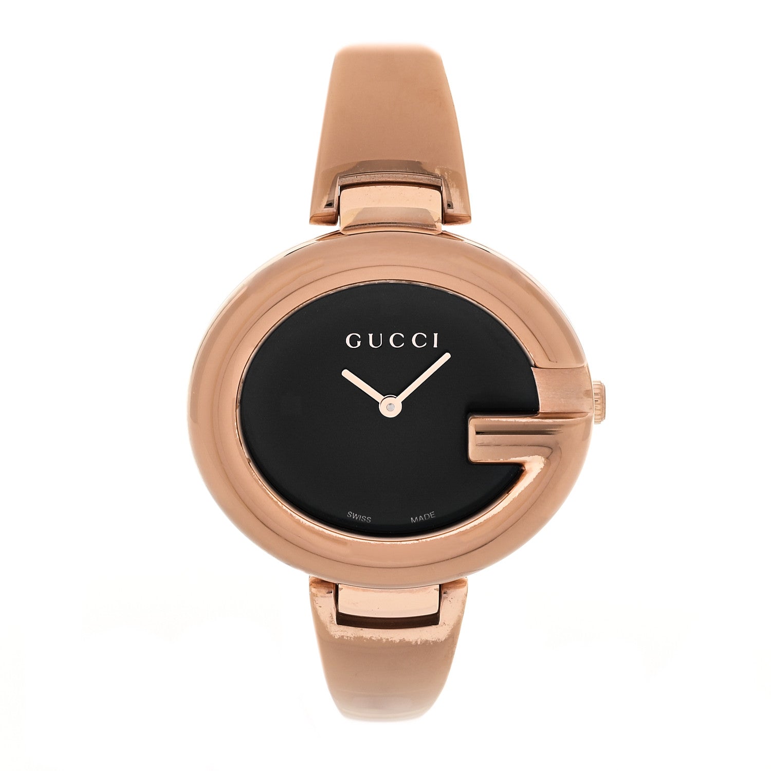 Gucci Stainless Steel 36mm Guccissima Quartz Watch Black 1 of 5