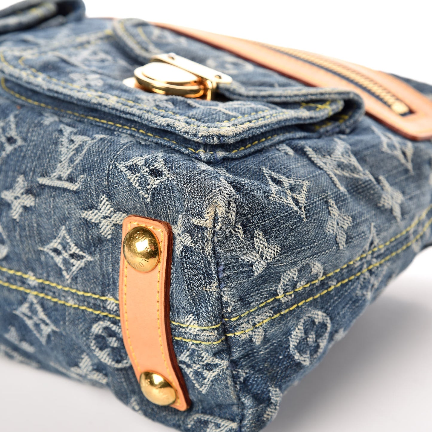 Monogram Denim Baggy PM Blue