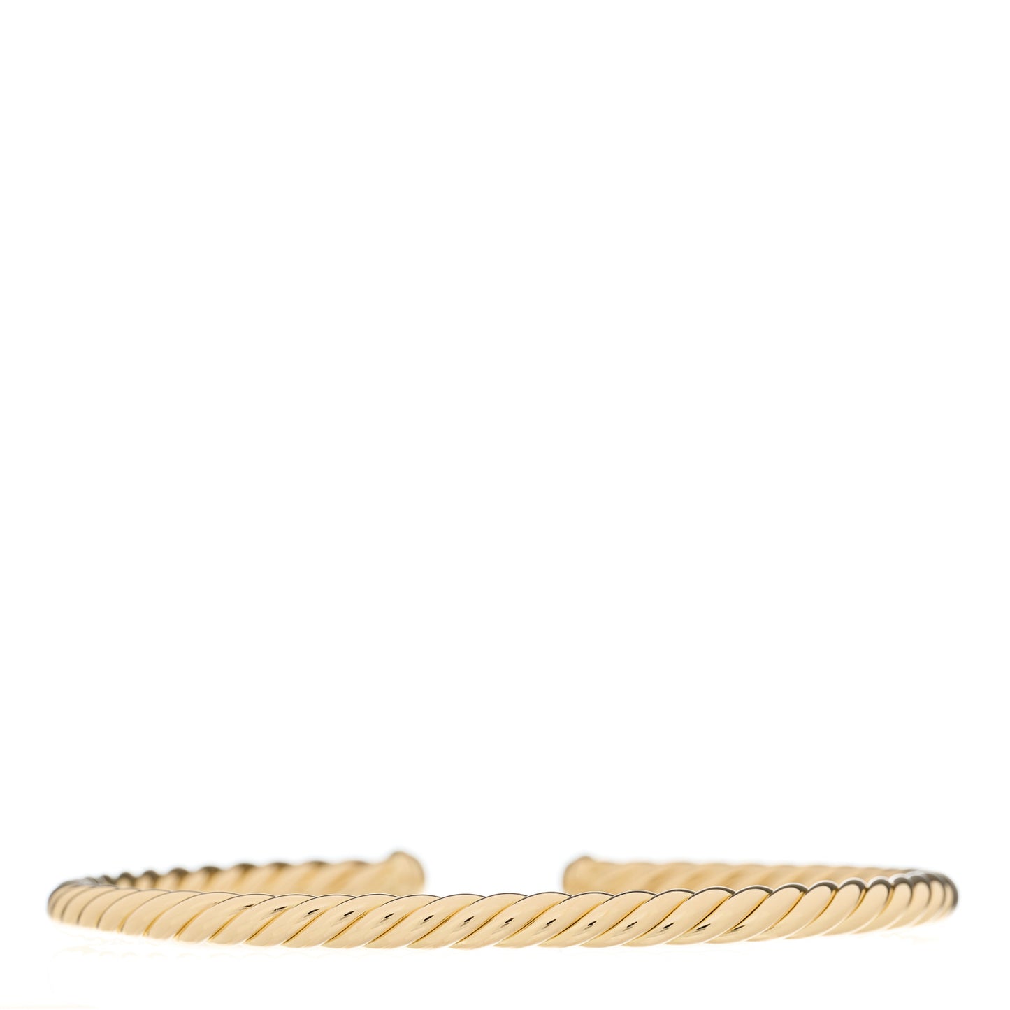 18K Yellow Gold 4mm Cablespira Bracelet