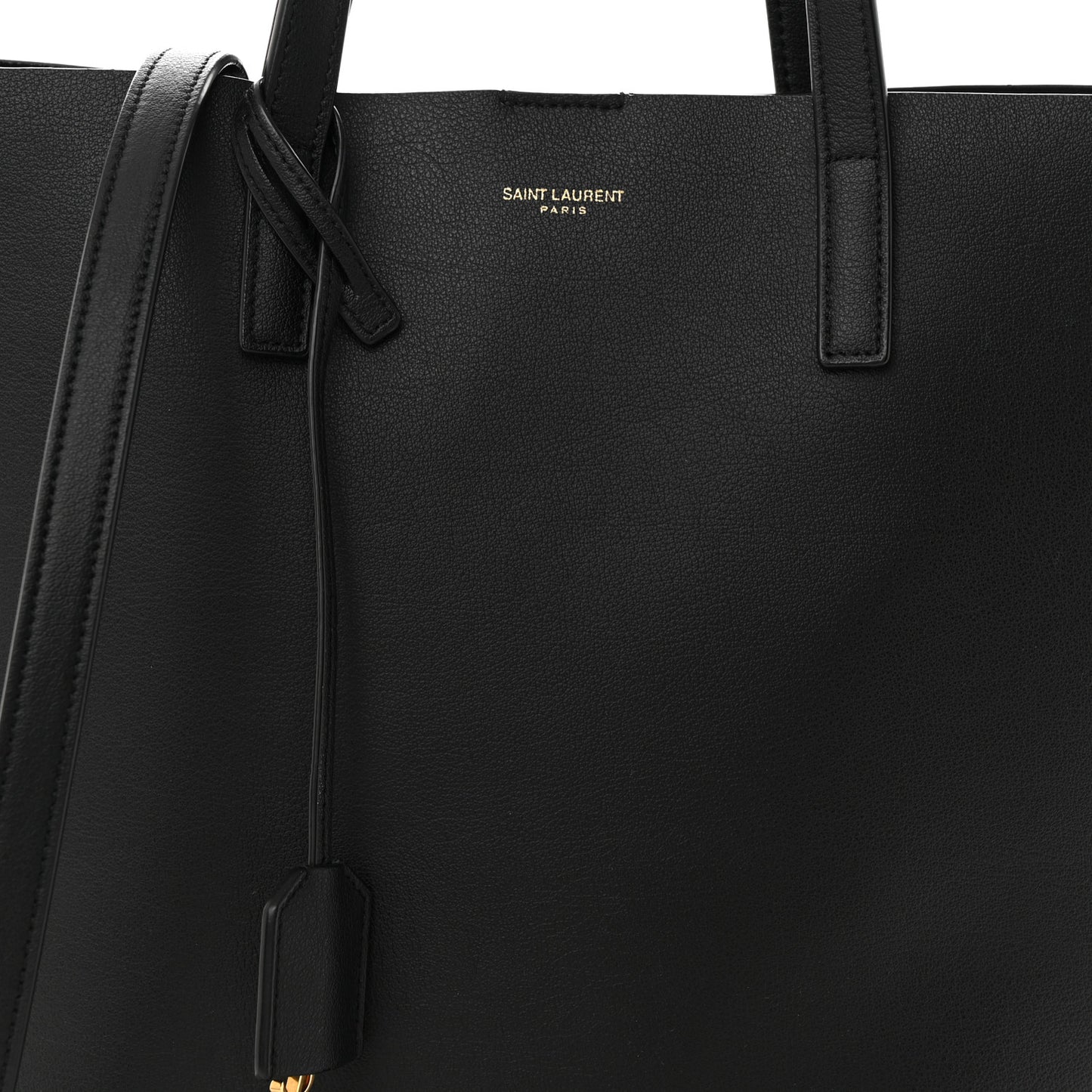 Calfskin Toy Shopping Tote Black