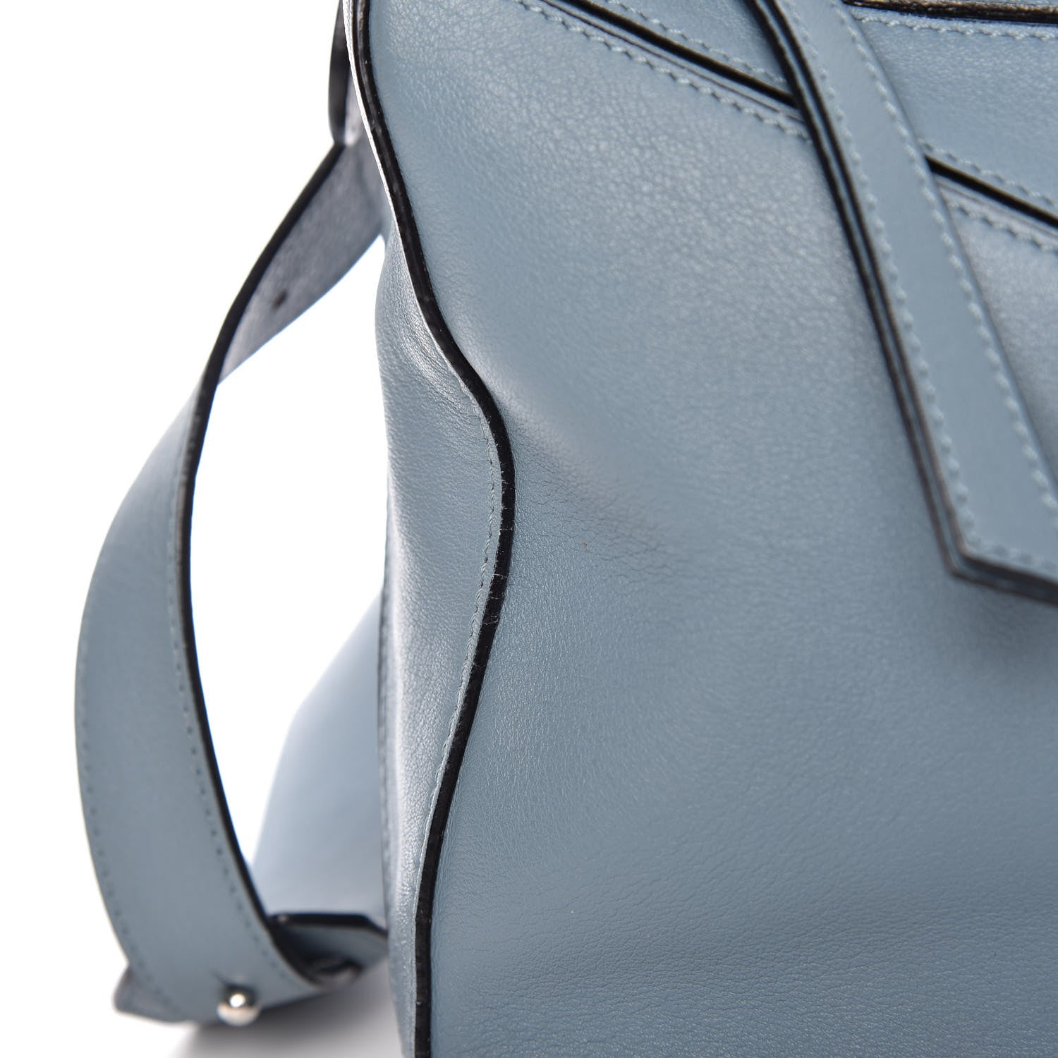 Loewe Calfskin Medium Puzzle Bag Stone Blue 12 of 14